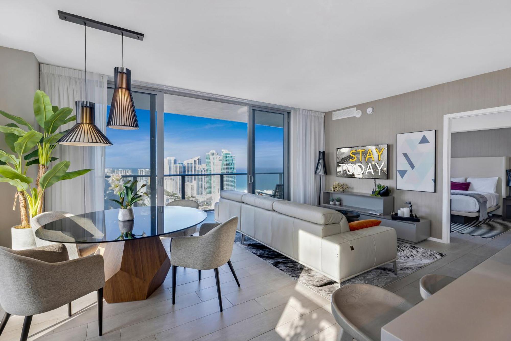 Hyde Beach House - Luxury 2-Bedroom - Gorgeous View - Resort Amenities - Rooftop Pool - Hot Tub - Tennis Court - Minutes To The Ocean Голлівуд Екстер'єр фото